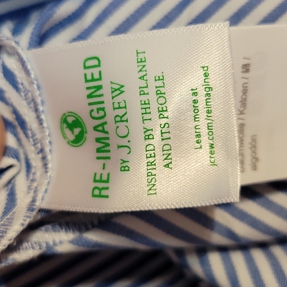 J Crew Smoked waist Pleated Dress in Stripe - Picture 14 of 16